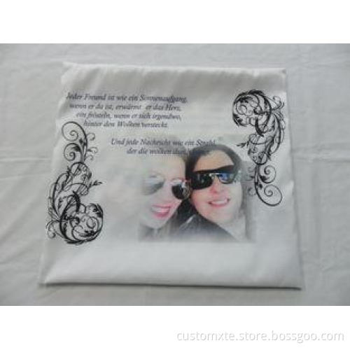 Microfiber King Printed Personalized Pillow Cases in Heat T